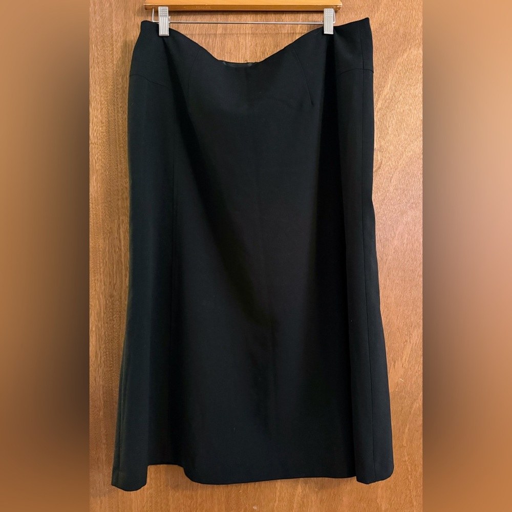 Calvin Klein Black Midi Skirt